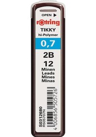 Resim Rotring Siyah Kalem Uçu 0.7 MM 6 Adet 