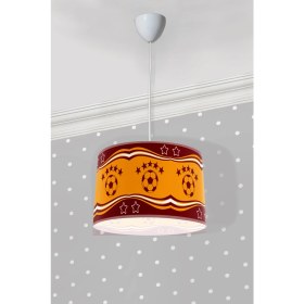 Resim Bebişim Halı Sarı Kırmızı Bİ188 Çocuk Odası Sarkıt Avize 