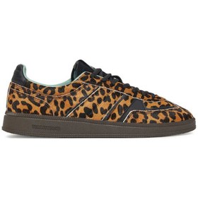 Resim Tommy Hilfiger Kadın Leopar Desenli Düşük Bilekli Rahat Taban Kahverengi Sneaker EN0EN02904-0K7 