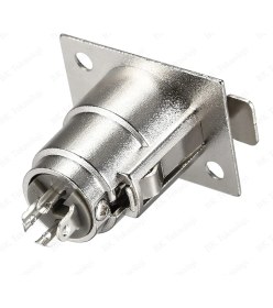 Resim BK Teknoloji Panel Montajlı 3 Pin Xlr Dişi Şase Konnektör 