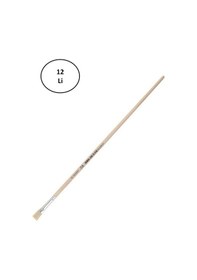 Resim Fanart Academy Seri 258 Sert Kıl Yassı Fırça No 12 12'li 