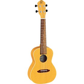 Resim Ortega RUGOLD Concert Ukulele (Transparent Gold) 