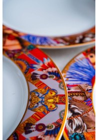 Resim Acar Whisper 6 Parça Servis Tabağı - 27 Cm Renkli 