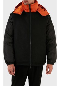 Resim Armani Exchange Erkek Mont 6Rzb16 Znj7Z 52Aj Siyah - Turuncu 