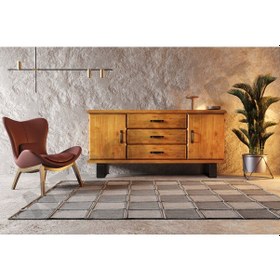 Resim Ari Ntconcept Masif Ağaç Çekmeceli Kapaklı Konsol 