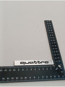 Resim EDEXPORT Quattro Panjur Arması Piano Black 3M 3D ABS 