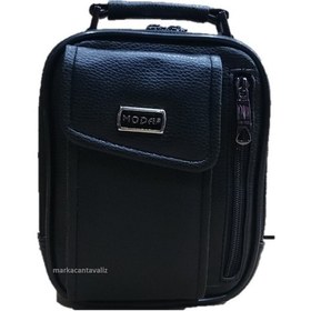 Resim Moda Erkek El Çantası Kasalı El Çantası Cep Telefon Uyumu Siyah 