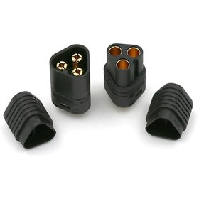 Resim Genel Markalar Mt60 3 Pin Dişi Erkek Konnektör Soket Çift Amass 3.5mm 12awg Rc Esc Motor Drone Lityum Lip 