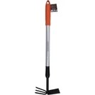 Resim Esmo Home Black+Decker Kültivatör - Bahçe Tırmığı ve Çapası - Uzunluğu Ayarlanabilir 66 - 101 cm - Yetiştirme ve Yabani Otları Ayıklama - Karbon Çelik Başlık 