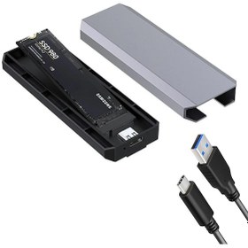 Resim Cr34 10 Gbps Harddisk Kutusu Nvme M.2 Ssd Pcı-e Otg Çevirici Adaptör Usb 3.1 Type-c Gen2 