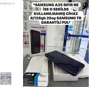 Resim Samsung A35 İkinci El TR | 128 GB 8 GB | Siyah Samsung A35 TR | 128 GB | Mavi