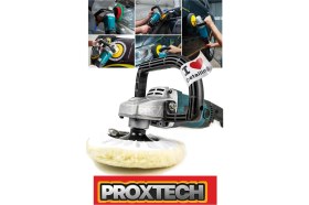 Resim Proxtech Yüksek Kalite 6 Kademeli Devirli Sünger Setli Zımpara Pasta Cila Büyük Polisaj Makinesi Ful Paket 
