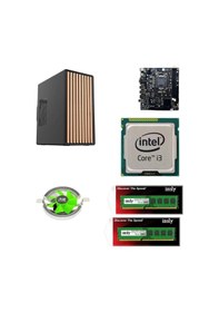 Resim EFS EFSOFFICE0003-1 i3-3210 16 GB 256 GB SSD Free Dos Masaüstü Bilgisayar 