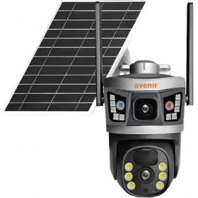 Resim Avenir AV- S232 4mp Solar Wıfı Ip Ptz Dual Light Çift Kameralı V380 Pro App Kamera 