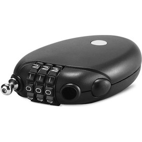 Resim Yuntech01 "3 Haneli Şifreli Bisiklet Kilit - Ayarlanabilir Çelik Kablolu, Anahtarsız, Taşınabilir" Çok Renkli 