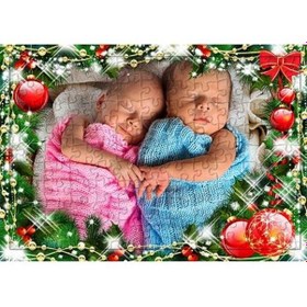 Resim Yılbaşı Hediyesi - Fotoğraf Baskılı Kişiye Özel Yeni Yıl Puzzle 