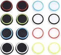 Resim 8 çift silikon başparmak sopa Joystick kap Analog kavrama Thumbsticks kapak kılıf PS5/PS4/PS3/ONE/360/anahtarı PRO/serisi X/S, denetleyici Gamepad yedek Joystick kap 