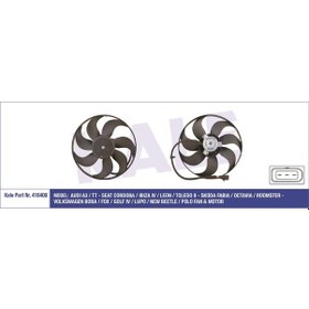 Resim KALE 416400 FAN MOTORU GOLF IV 98- BORA 98- 1.4 16V 1.6 16V 1.8T 