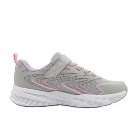 Resim Skechers Microspec Tread Kız Çocuk Gri Günlük Ayakkabı 