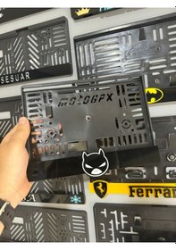 Resim Batman Motor Pleksi Plakalık 