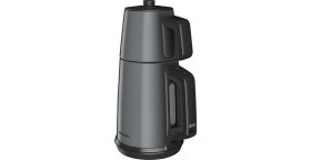 Resim Grundig 0,7 lt Gri Çay Makinesi Çelik Malzeme ile Hızlı Demleme ve Sıcak Tutma Özelliği 