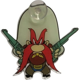 Resim DMR Yosemite Sam Vantuzlu Pleksi Cam Süsü 