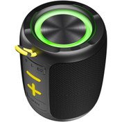Resim Mikado MD-60BT Spica Siyah 13W 1800mAh BT/TF/USB/ECO Led Işıklı Speaker 