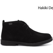 Resim Gönderi R Siyah Süet Oxford Kalıp Kauçuk Taban Hakiki Deri Bot Siyah-Süet 