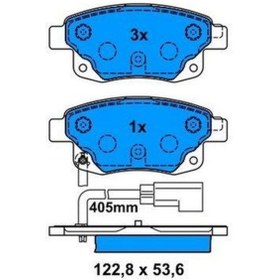 Resim Fren Balatası Arka Fişli Transıt V347 06 