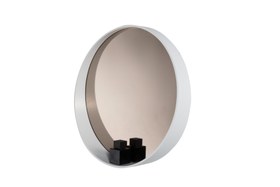 Resim BİAS DUVAR AYNASI, BEYAZ, 50 CM 
