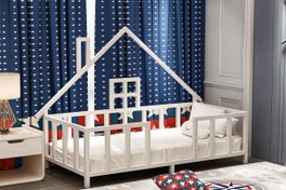 Resim GİVAYO WOOD'S LİGHT MONTESSORİ BEYAZ YATAK 