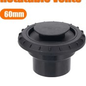 Resim Motion003 60mm Dönebilir Araç Isıtıcı Siyah Ayarlanabilir Hava Akışı Dayanıklı 