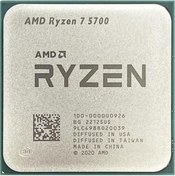 Resim Amd Ryzen 7 5700 20mb 8çekirdekli Vga Yok Am4 65w Kutusuz Fansız 