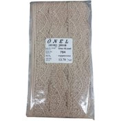 Resim Dantel Polyester Sanal Tül Bant Cappucino 13,70 Metre En 6 cm ON-784-C 