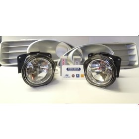Resim Sis Farı Takımı / Seti Fiat Linea (2007-2011) Grı Çerçeveli 