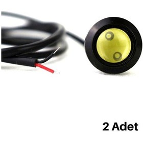 Resim Carmind Kartal Gözü Oto Ayna Altı Led Turuncu 23Mm 2 Adet 