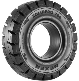 Resim Nexen 23x10-12 (250/60-12) Siyah Segmanlı Dolgu Forklift Lastiği 