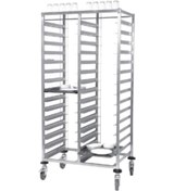 Resim Pimak Mutfak Bulaşık Arabası Tepsi Taşıma 40 X 60 Cm Çiftli 