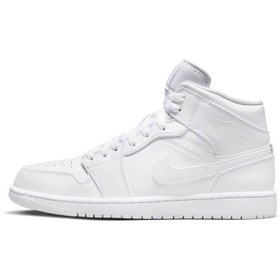 Resim Air Jordan 1 Mid Erkek Basketbol Ayakkabısı 