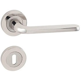 Resim Arpat Likya Yuvarlak Rozetli Oda Kapı Kolu Saten 