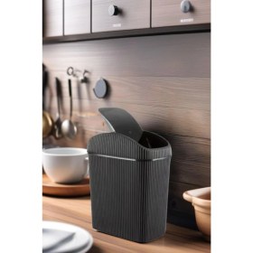 Resim Open Home Concept 6 Lt Çöp Kovası, Mutfak, Banyo, Tuvalet, Ofis Çöp Kutusu Siyah 