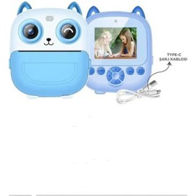Resim Dijital Video Fotoğraf App Destekli Çocuk Kamerası Termal Resim Kağıt Baskılı Yazıcı 