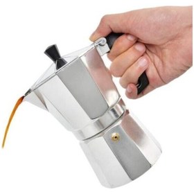 Resim FeyzaDesign Kahve Keyfi İçin 3 Fincanlık Alüminyum Moka Pot, Espresso Cezvesi 