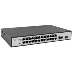 Resim URANIUM POE-2421SFP 2X GIGABIT UPLINK 1X SFP 24 PORT 10/100 MBPS 300 WATT POE SWITCH 