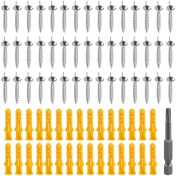 Resim Dadata 50PCS Dikişsiz Tırnaklar Çift Başlı Vidalı Masif Ahşap Süpürgelik Dikişsiz Tırnaklar Ayak Hattı Özel Tırnaklar Güvenlik Vidaları (Yurt Dışından) 