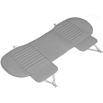 Maiyame Evrensel Araç İçin Nefes Alabilen Bambu Kömürlü Pu Deri Arka Koltuk Yastığı - Kaymaz, Yıkanabilir, Kolay Temizlenir