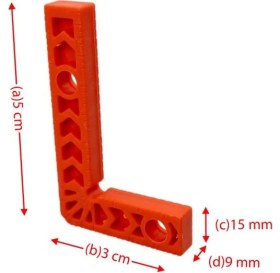 Resim Titi 6280 Abs Plastik Gönye 5x3 cm 