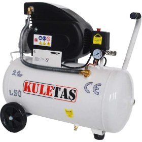 Resim Kuletaş 50 Lt 2 Hp Kompresör 8 Bar Basınç ve 50 Litre Hava Hacmi ile Güçlü Performans 