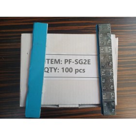 Resim Yapıştırma Balans Kurşunu, Galvaniz Sac Üzeri Geniş Mavi Bantlı, 5-10GR, 100 Adet/paket, Net 6kg 