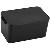 Resim Suntek Ön Gidon Çantası Kapaklı Ayarlanabilir Toka Bisiklet Siyah 